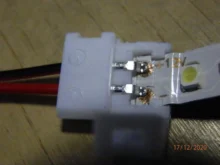 Power-Wire-Connector Led-Strip 2-Pin No-Soldering for 3528/5050 Pcb-Ribbon 10pcs/Lot