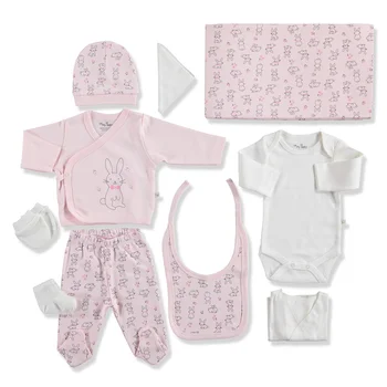 

ebebek For My Baby Pink Rabbit Newborn Hospital Pack 10 pcs