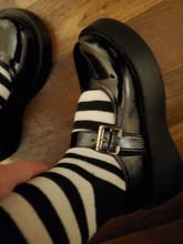 Zapatos de cuero pequeños para mujer, zapatos Mary Jane de plataforma retro de tacón alto japonés para Primavera, 2021