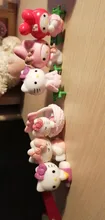 Original de Disney 6 unids/set Animal gato juguetes de la muñeca para niña Mini gato de dibujos animados muñeca de la figura de acción modelo 5cm modelo de juguete muñecas