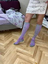 Calcetines largos de esquí para hombre y mujer, medias térmicas gruesas de algodón para deportes al aire libre, acampada, senderismo, nieve, Snowboard, escalada, Invierno