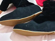 Botas de media pantorrilla con punta redonda para mujer, zapatos planos elegantes, botas de nieve, temporada otoño, TR854991