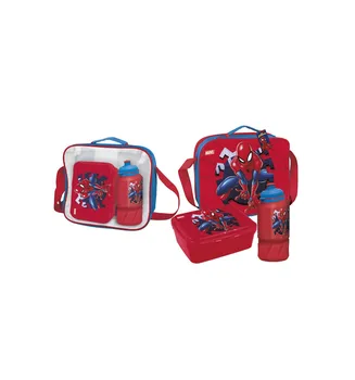 

PORTAMERIENDA CON ACCESORIOS SPIDERMAN