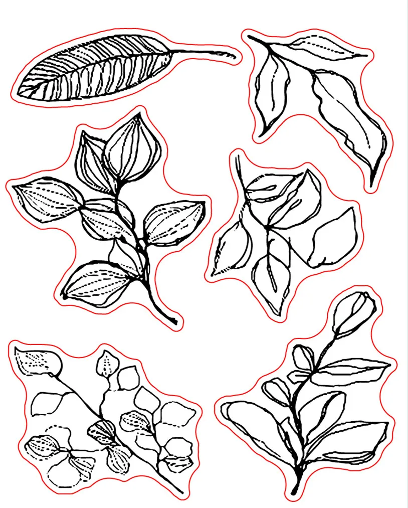 Background Clear Stamp for Scrapbooking Transparent Silicone Rubber DIY Photo Album Decor 220