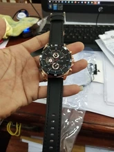 Reloj de pulsera deportivo Para Hombre, cronógrafo de cuero, estilo militar, informal, Moderno, novedad de 2021