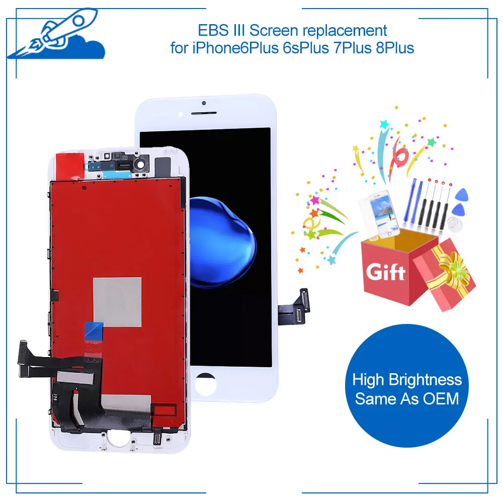 

Elekworld EBS-III For iPhone 6/6S/7/8 Plus LCD Display Screen With 3D Touch