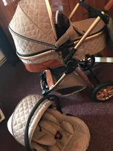 Cochecito De bebé multifuncional 3 en 1, carrito De bebé con paisaje alto, luz reclinable, plegable, diseño De cascarón De dos vías