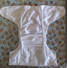 Goodbum-pañal de tela ajustable, lavable, de 8-25KG, con doble fuelle, para pañales de bebé