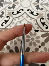 Pincel de porcelana Dental, pluma de cerámica para equipo de laboratorio Dental, herramientas de dentista, pincel de esmalte Dental, 1 ud.