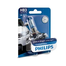 PHILIPS 9005CVB1 HB3 12 V-65 W(P20d)(белый яркий свет) Crystal Vision корпус(1 шт.) 33347
