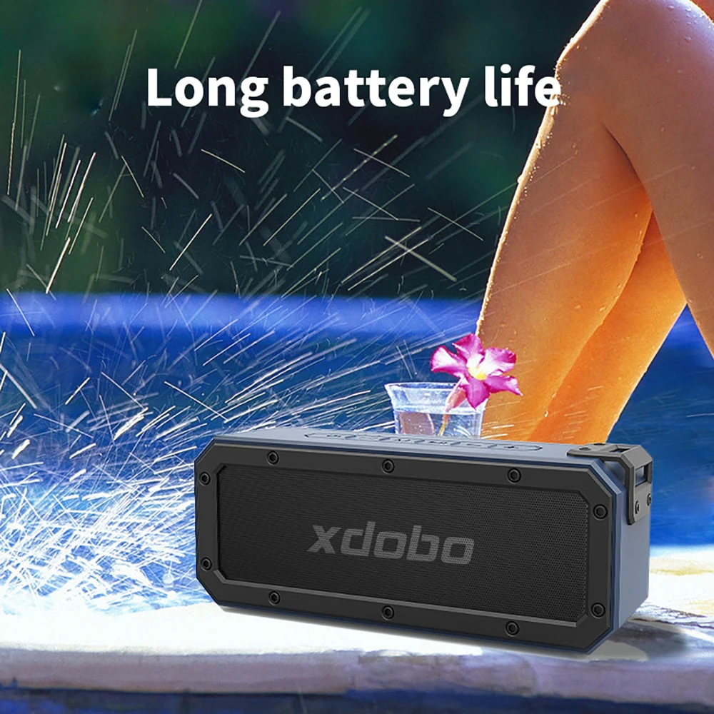 Портативный беспроводной Bluetooth динамик для лучшего баса Ipx7 водонепроницаемый 24