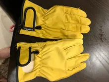 QIANGLEAF-guantes de protección para hombre, de cuero de vaca, amarillo, ultrafinos, de seguridad, para el trabajo, venta al por mayor, 527NP, Envío Gratis