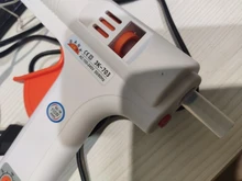 Pistola de pegamento de fusión en caliente, Pistola de Pegamento Caliente de temperatura constante ajustable, barras de pegamento de 11mm de diámetro, herramientas de reparación de manualidad casera de 110W