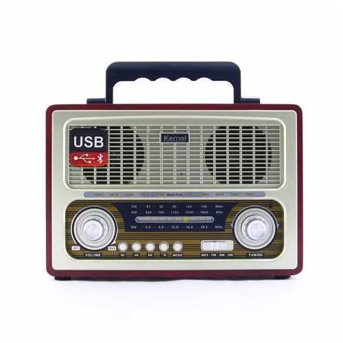 Kemai MD 1800BT Retro Nostalgia Radio Bluetooth FM USB SD Gray|Radio| - AliExpress