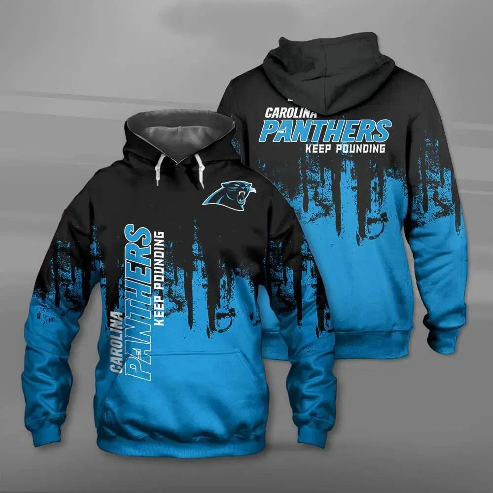 Fashion Carolina Panthers 3D Hoodie Cool Football Sweatshirt - Цвет: 01080