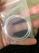 Pendientes de aro de plata de ley 100% para mujer, caja de regalo de bucle redondo, aretes de aro de plata simples, Piercing