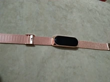 Pulsera de Metal para Xiaomi Mi Band 3, 4, 5, 6, sin tornillo, de acero inoxidable
