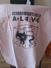 Camiseta de algodón para hombre, camisa de manga corta con estampado de gato Schrodinger, informal, The Big Bang Theory, Verano 2017, #247