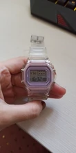Relojes electrónicos para hombre y mujer, pulsera Digital LED transparente con correa de silicona de oro rosa, reloj deportivo femenino