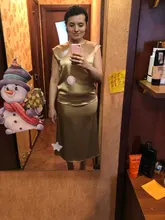 Falda de verano para mujer, conjunto de 2 piezas de faldas de cintura alta, color verde, liso, satinado, color púrpura, 2021