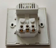 Coswall-Enchufe de pared con puerto USB, toma de corriente de 16A tipo europeo dual, para carga de 5V y 2.1A, con indicador LED, panel gris, negro, blanco o dorado