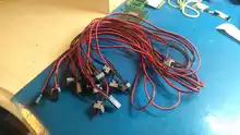 Cable de alimentación para PC, Cable de reinicio con botón de encendido/apagado para caja de ordenador, 50cm, 2 pines, SW, 5 uds.