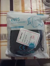 Mascarillas KN95 FFP2 FFP2 de 5 capas con filtro, máscara respirador de polvo, color negro, 5-100 unidades