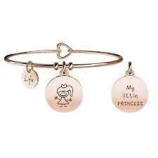 

Kidult family 731019 Stainless Steel Bracelet Rose Gold PVD "GIRL"-FAMILY
