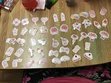 45 Uds. De pegatinas de papelería de hadas rosas para Scrapbooking, diario Kawaii, pegatinas decorativas Diy, suministros escolares