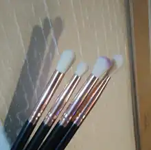 Beauty Cosmetics Brush-Set Eyeshadow-Brush Blending Eyebrow Bristles Docolor 4PCS