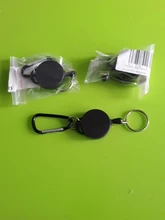 Llavero retráctil de 5 estilos, llavero de Metal de 60/74/75cm, con Clip de retroceso, deportivo, Antipérdida, portatarjetas de identificación