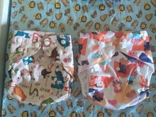 Goodbum-pañal de tela ajustable, lavable, de 8-25KG, con doble fuelle, para pañales de bebé