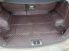 Estera de cuero para coche, accesorio de forro de carga de maletero interior de automóvil Hyundai Tucson SUV 2019 2020