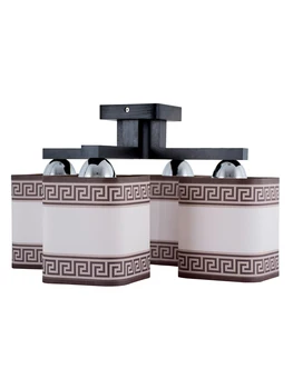 

Lighting fixture "Эмма" 4хE27x60Вт wenge, meander pattern 270-41-24