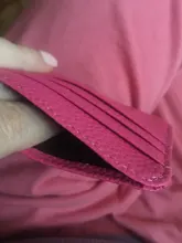 Cartera minimalista delgada de cuero PU, tarjetero pequeño de piel sintética, Tarjetero con ranura múltiple, Color caramelo