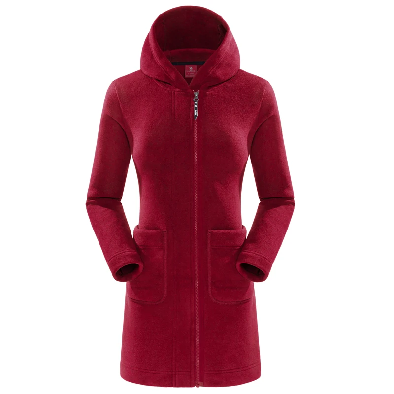 CAMEL Женская флисовая куртка Длинная толстовка софтшелл Snowwolf Пешие прогулки Открытый ветрозащитный North Face пальто зима