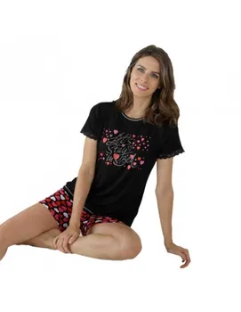 

MASSANA woman pajamas hearts P201251