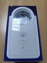 Enchufe de la UE, enchufe inteligente GSM, inglés, ruso, SMS, Control remoto, temporizador, controlador de temperatura con Sensor, enchufe de toma de corriente