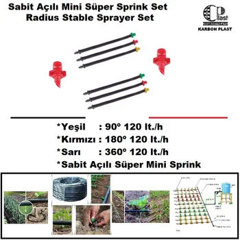 

Sabit Açılı Süper Mini Sprink Set