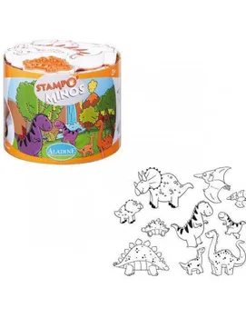 

STAMPS FOAM AND RUBBER STAMPOMINOS ALADINE DINOSAURS