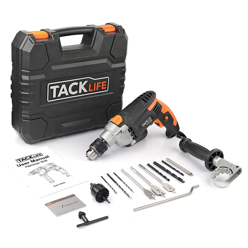 Tacklife Pid03b Hammer Drill 7.5a 3000 
