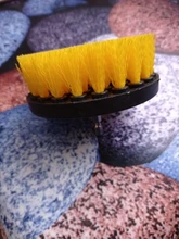 Kit de cepillo de taladro eléctrico, cepillo de limpieza redondo de plástico para alfombras de vidrio, neumáticos de coche, brochas de nailon, taladro limpiador eléctrico