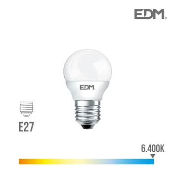 

Bulb ESFERICA LED - SMD - E27 - 7W - 600 LUMENS-6400K-cold light (pack 10)