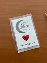 Tarjeta de felicitación de amor creativa para pareja, sobre para el Día de San Valentín, tarjeta de felicitación para novia, tarjeta de cumpleaños, 1 Uds.