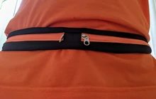 Riñonera para correr deportiva, bolsa de bolsillo para exteriores, para correr, ciclismo, resistente al agua, ajustable, antirrobo