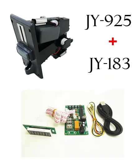 

JY-925 multi coin selector with JY-183 USB timer board, control keyboard, mouse, any USB devices