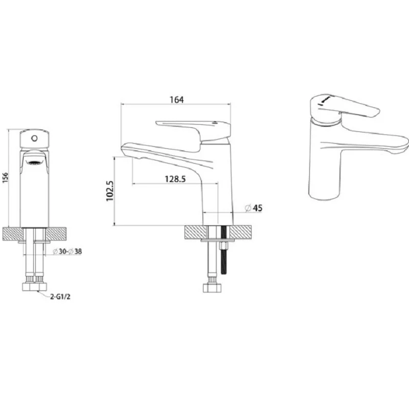 SMESITEL_DLYA_RAKOVINY_BRAVAT_ARDEN_F1351385CP_RUS_MONTAZHNAYA_SKHEMA_1