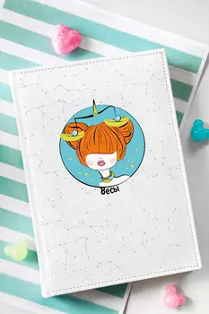 

Notepad in the cage shurmishur "signs of the Zodiac" (scales red)