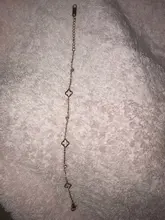 JeeMango de acero inoxidable Flor de cristal CZ colgante de planta pulseras para las mujeres cadena de oro rosa y pulsera de enlace pulsera JB19114