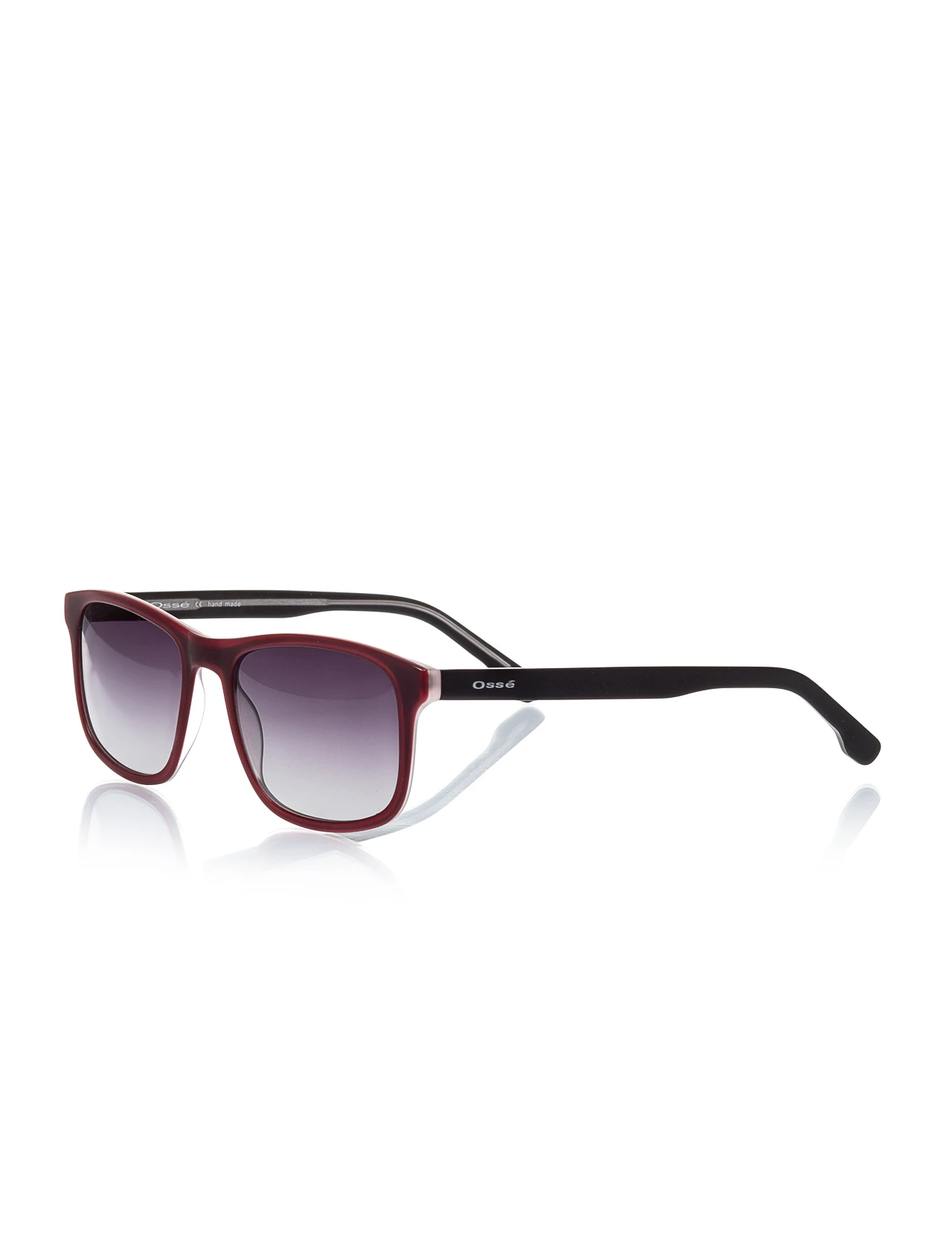 

Unisex sunglasses os 2013 02 bone Burgundy organic rectangle rectangular 55-19-140 osse